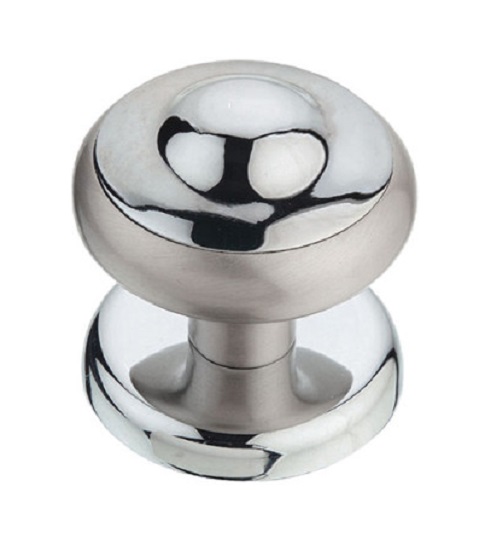 Viobrass Μπουλ Εξώπορτας Νο56 Φ74 Νίκελ ματ - Χρώμιο - On Home