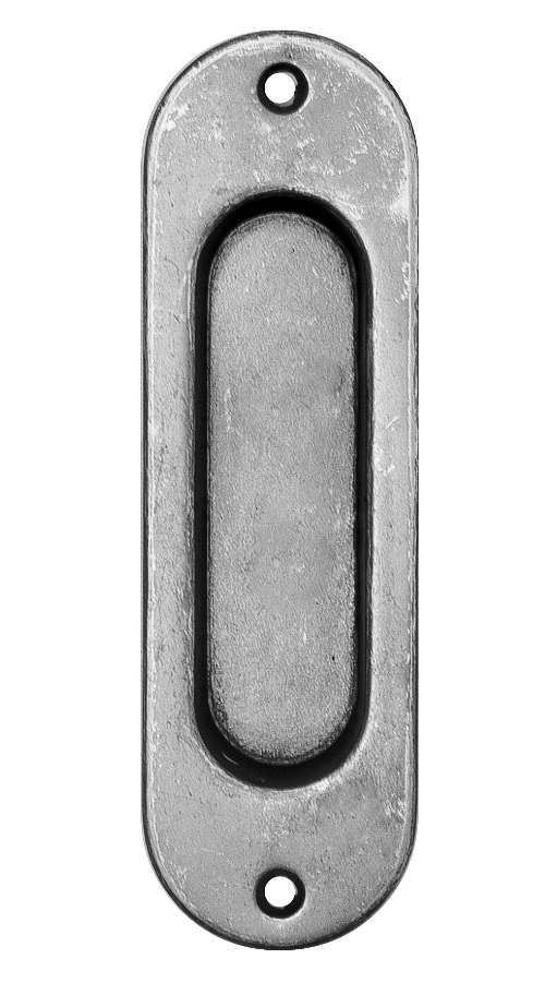 Χούφτα συρόμενης πόρτας Κ302 old silver Roline 12,0x3,0cm