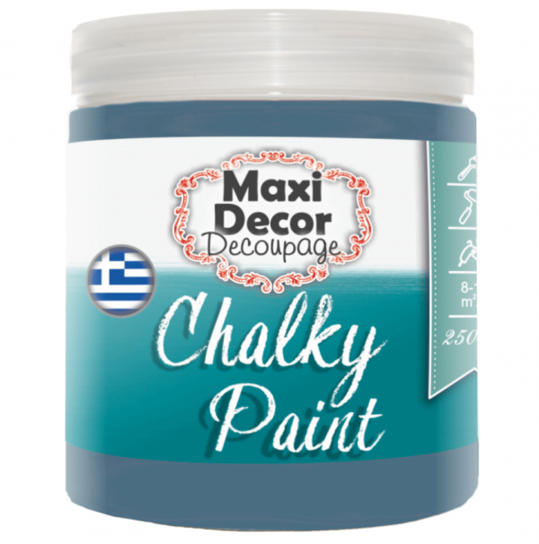 Maxi Decor Chalky Paint Χρώμα Κιμωλίας 517 Γκρι Βιολέ 750ml