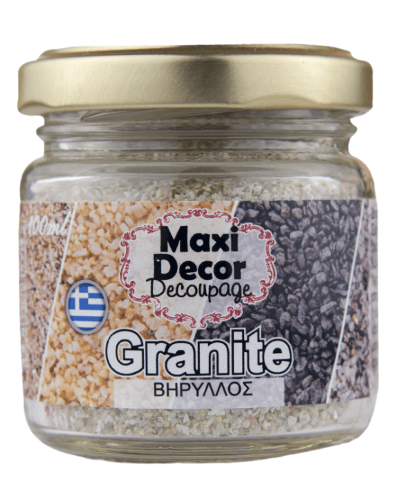 Granites σε κόκκους βηρυλλος για decoupage 100ml