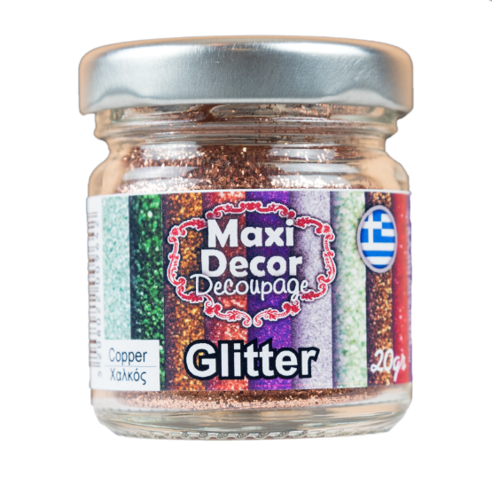 Maxi Decor Glitter Χάλκινο σε Σκόνη 20ml