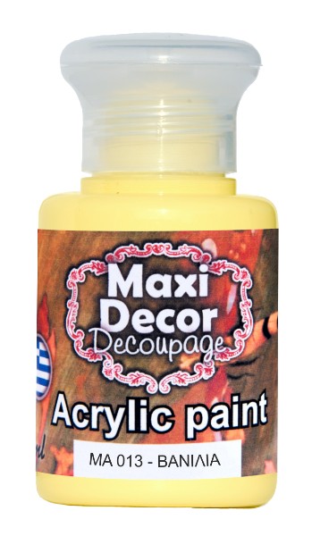 Maxi Decor Ακρυλικό Χρώμα Βανίλια 60ml