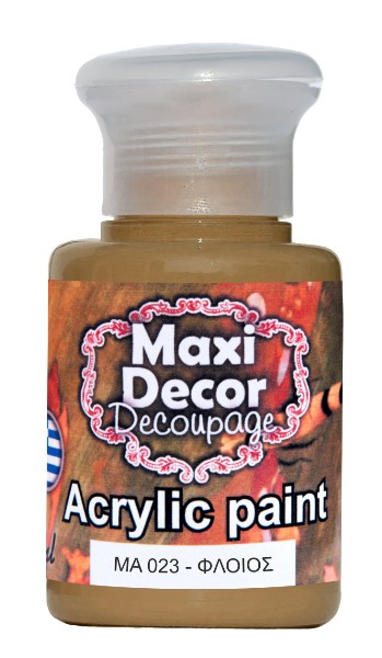 Maxi Decor Ακρυλικό Χρώμα Φλοιός 60ml ma 23