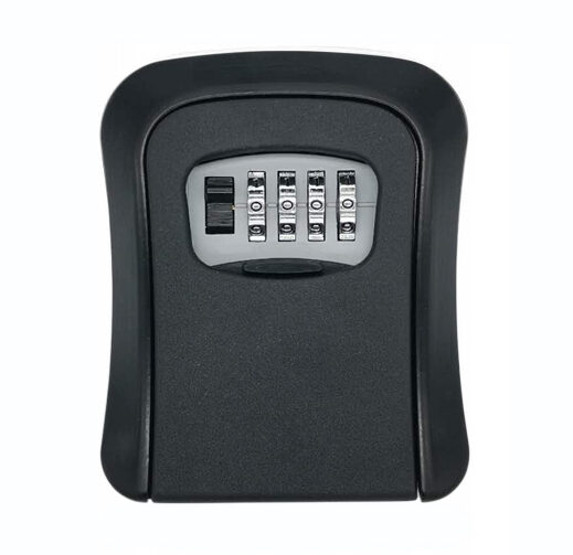 Magnem Κλειδοθήκη Τοίχου Μεταλλική Μαύρο μιας θέσης με Συνδυασμό