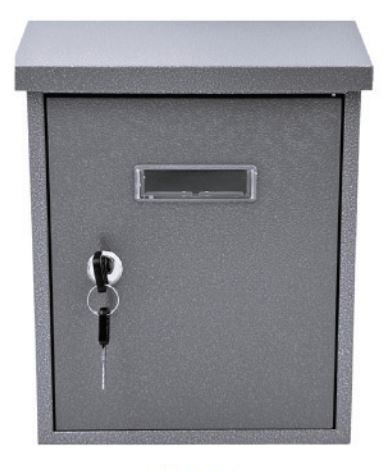 Γραμματοκιβώτιο Μεταλλικό 25.5x6x19.2cm Νίκελ Ματ TX-082