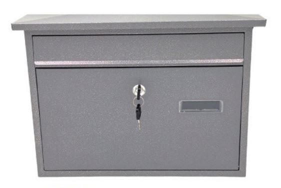 Γραμματοκιβώτιο Μεταλλικό 36x8x28.5cm Νίκελ Ματ TX-528