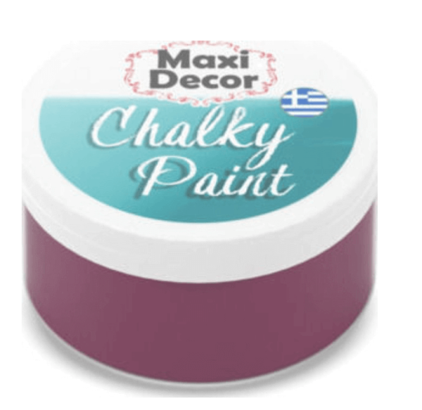 Maxi Decor Chalky Paint Χρώμα Κιμωλίας 602 Μούρο Μωβ 100ml