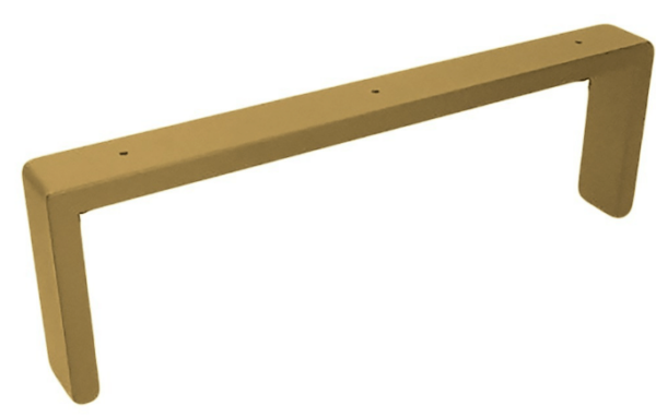 Μεταλλικό Πόδι Επίπλου (1 τεμάχιο) Νο207 - 120 Χρυσό Ματ (Y12cm Π4cm x M37cm) Roline