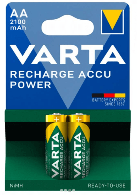 Varta Rechargeable Accu Επαναφορτιζόμενες Μπαταρίες AA Ni-MH 2100mAh 1.2V 2τμχ