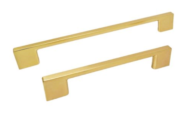 Λαβή επίπλων αλουμινίου χρυσή ματ 96mm geman