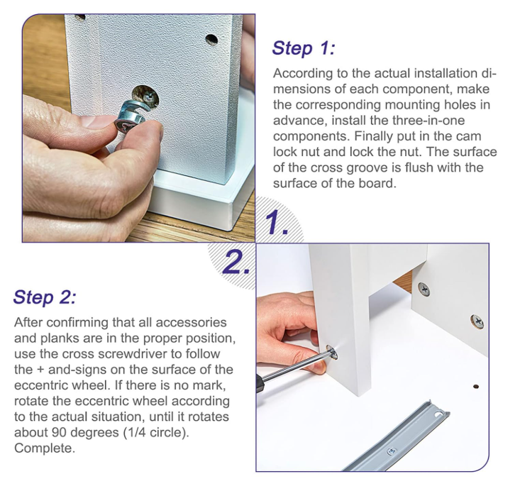 Φεράμι έκκεντρο Φ15x15mm Sp18 με βίδα έκκεντρου Geman - Image 5