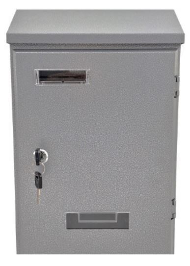 Γραμματοκιβώτιο Μεταλλικό 36x23x10cm Νίκελ Ματ TX-081